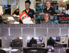 Various photos of staff members at the Maryland Poison Center